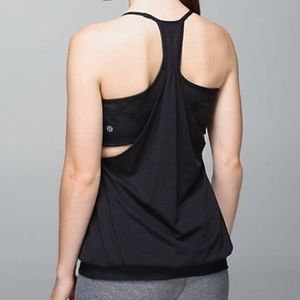 Lululemon No Limits Black Camo Tank - Size 6